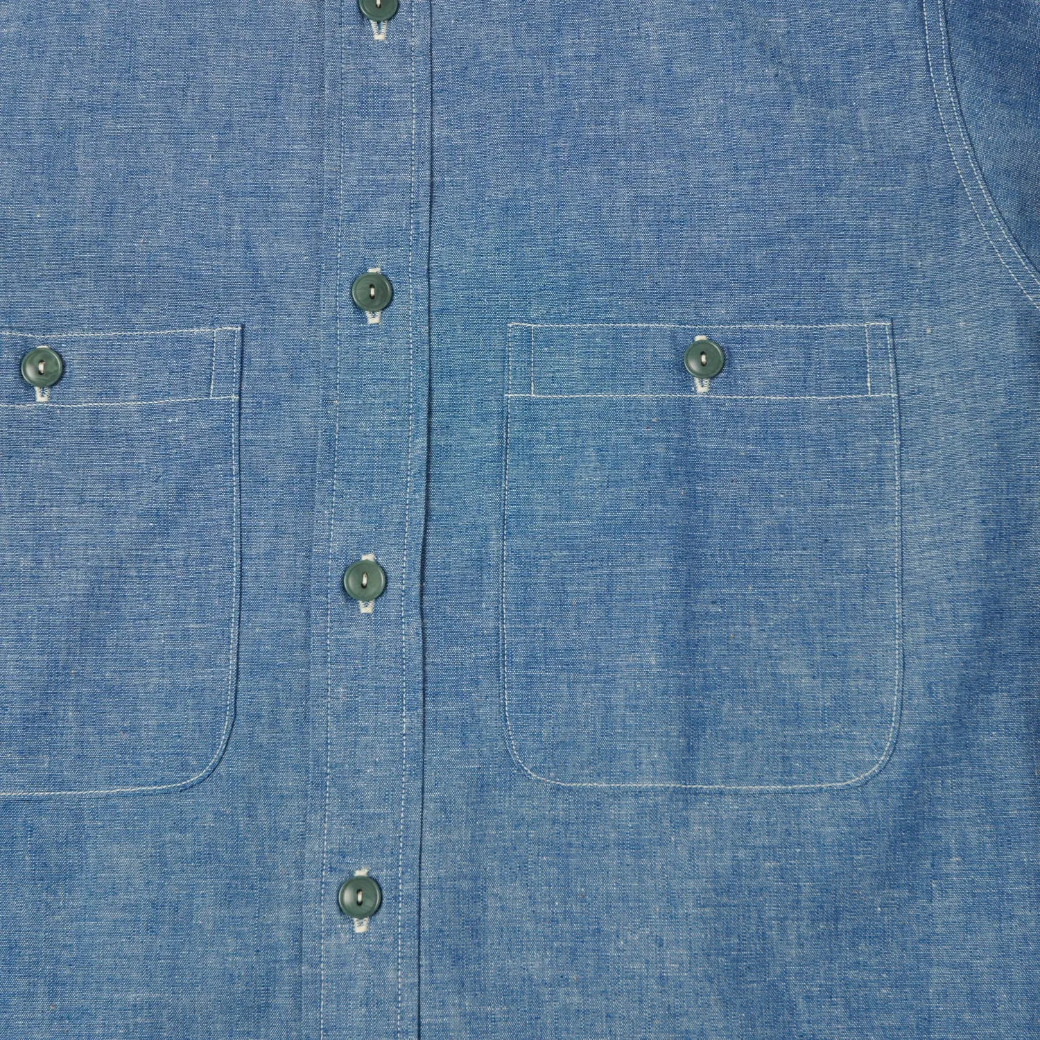 Warehouse & Co 3044 USN Chambray Shirt - Sax
