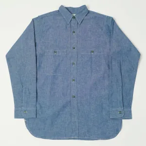 Warehouse & Co 3044 USN Chambray Shirt - Sax