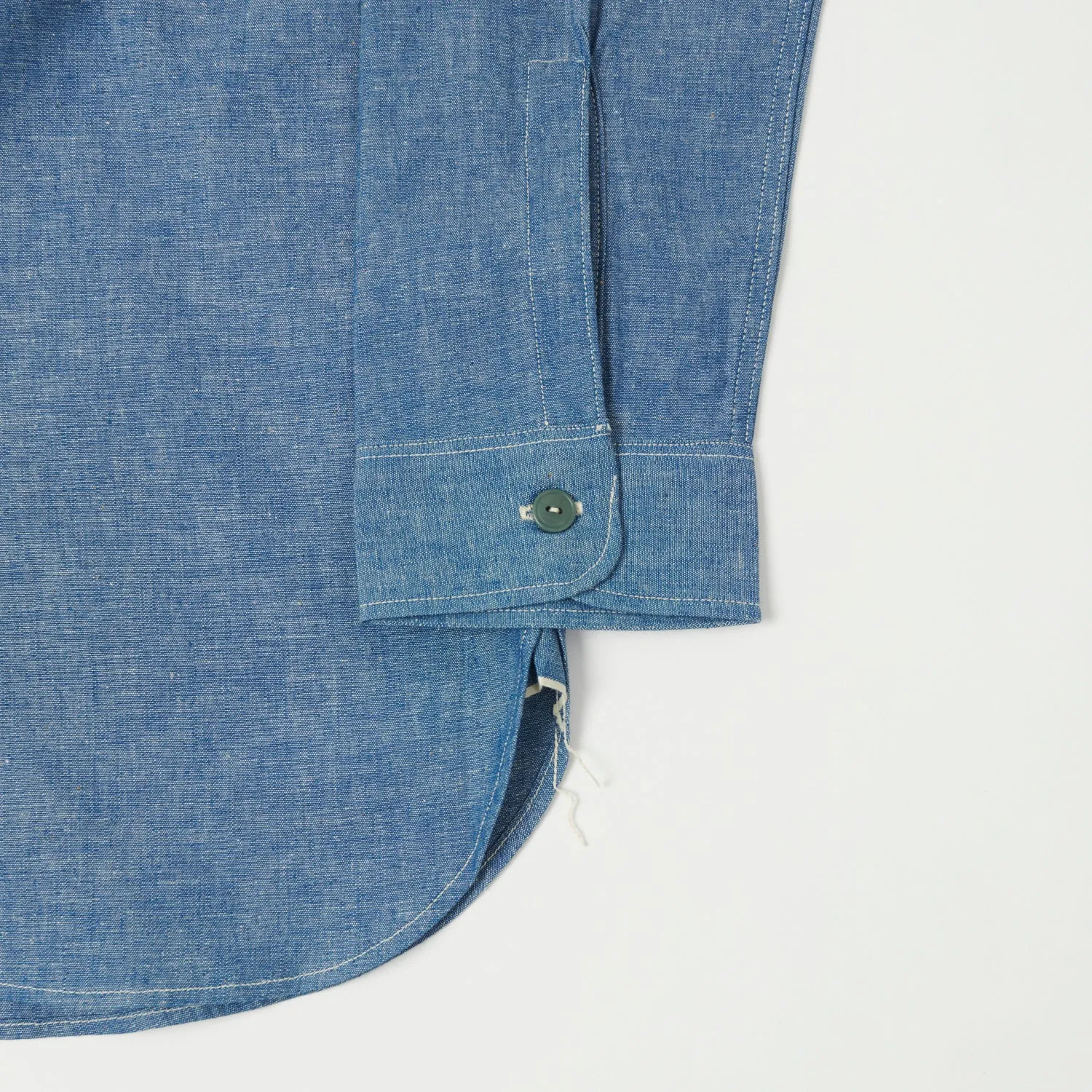Warehouse & Co 3044 USN Chambray Shirt - Sax