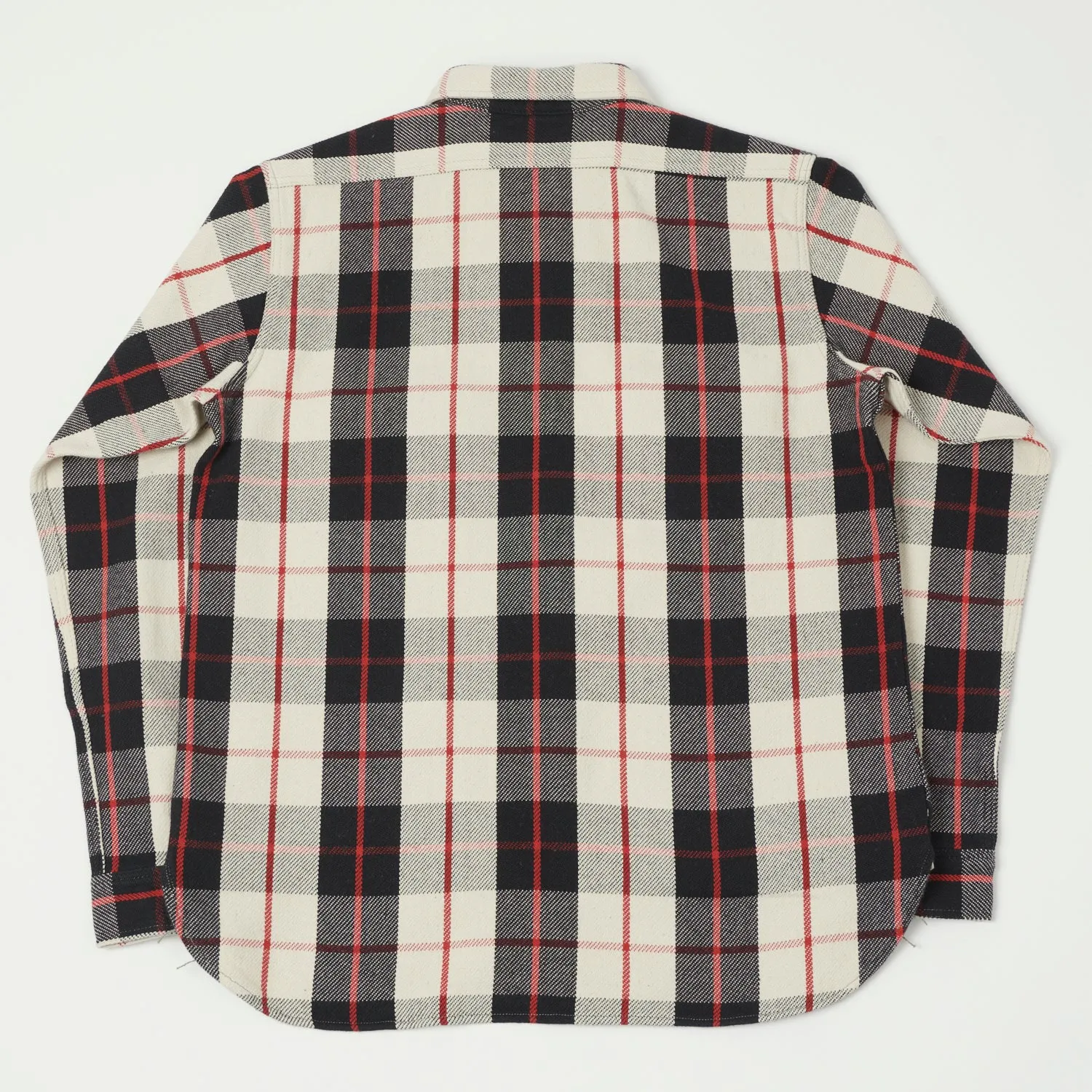 Warehouse & Co 3104 Flannel Shirt 'B Pattern' - Black