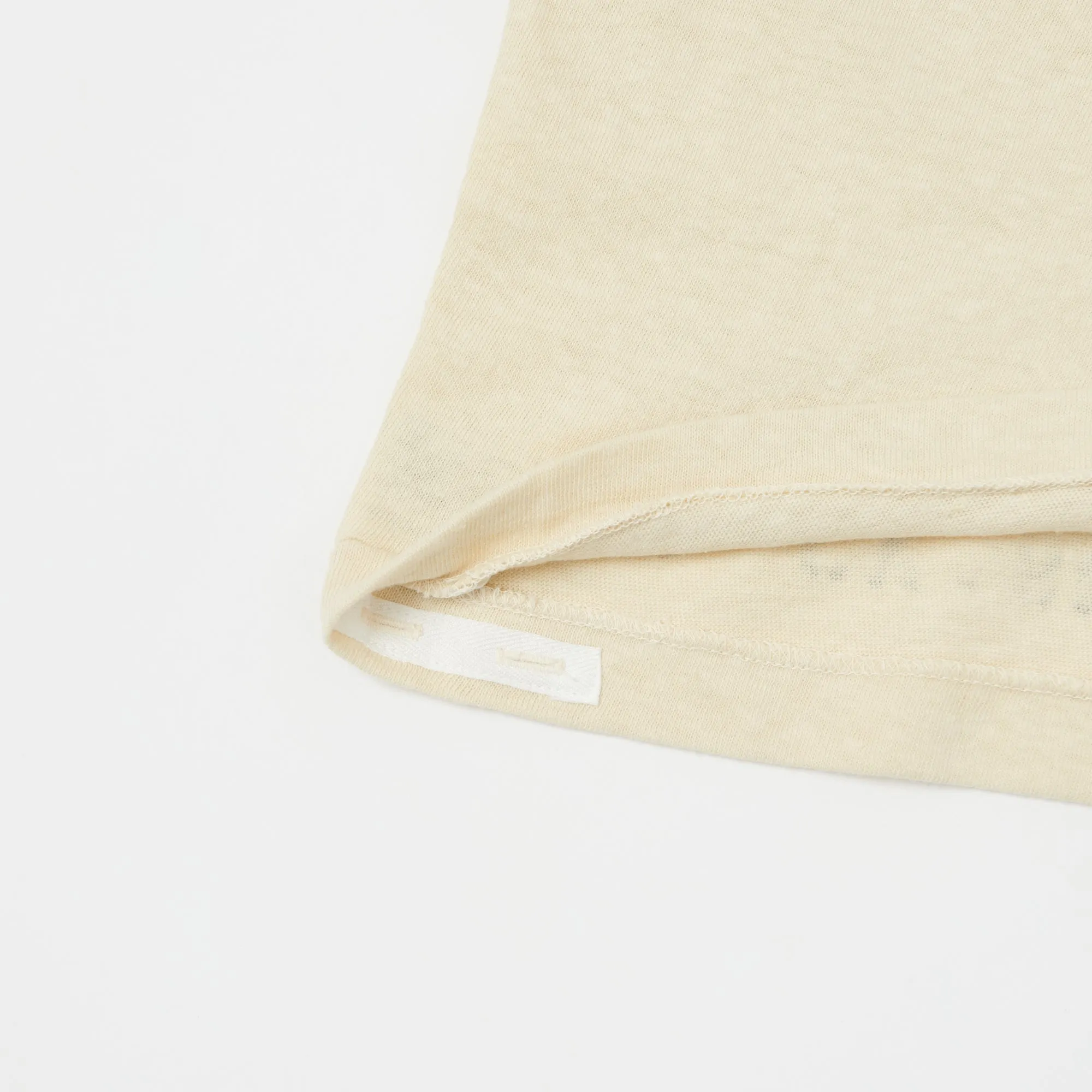 Warehouse & Co 4091 Plain USN Skivvy Tee - Beige