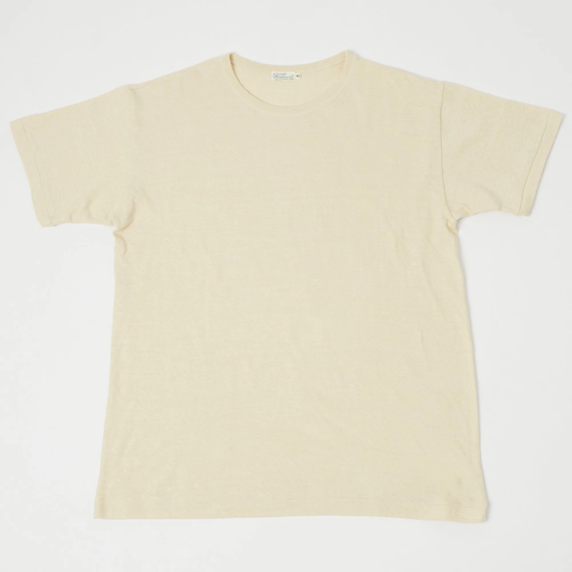Warehouse & Co 4091 Plain USN Skivvy Tee - Beige
