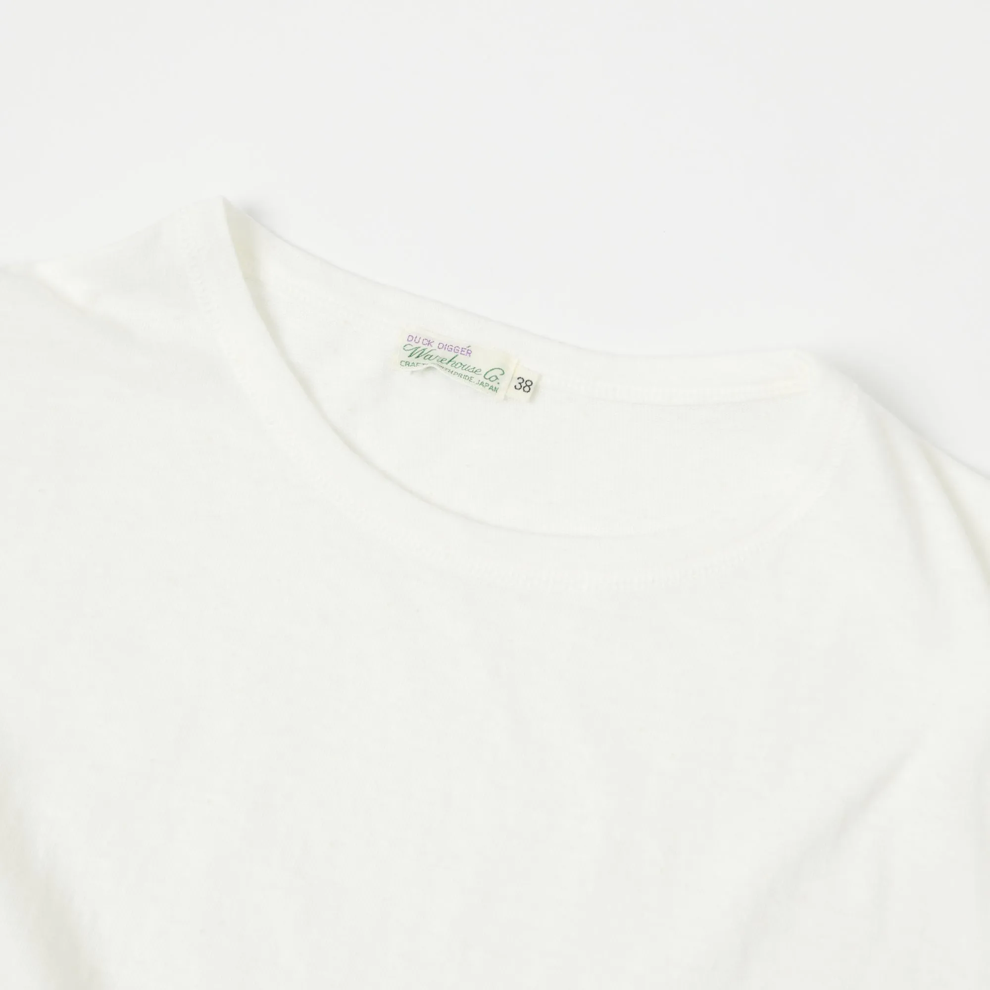 Warehouse & Co 4091 Plain USN Skivvy Tee - Off White