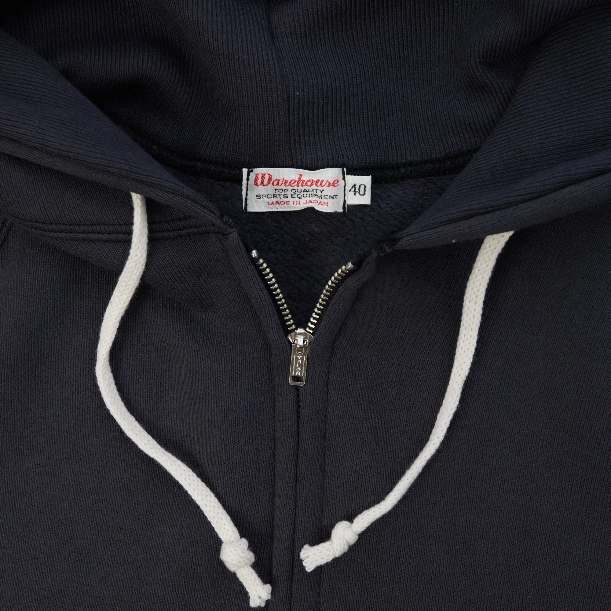 Warehouse & Co 451 Freedom Raglan Full Zip Hoodie - Black
