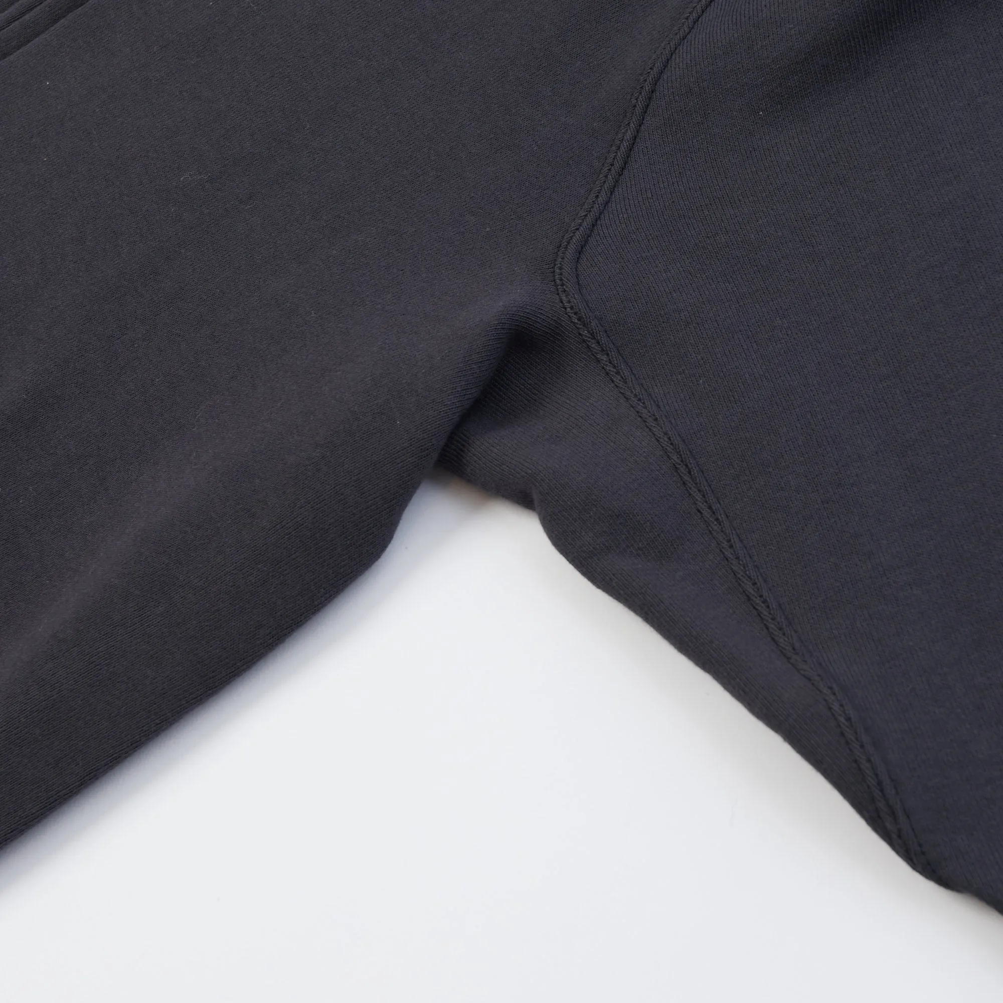 Warehouse & Co 451 Freedom Raglan Full Zip Hoodie - Black