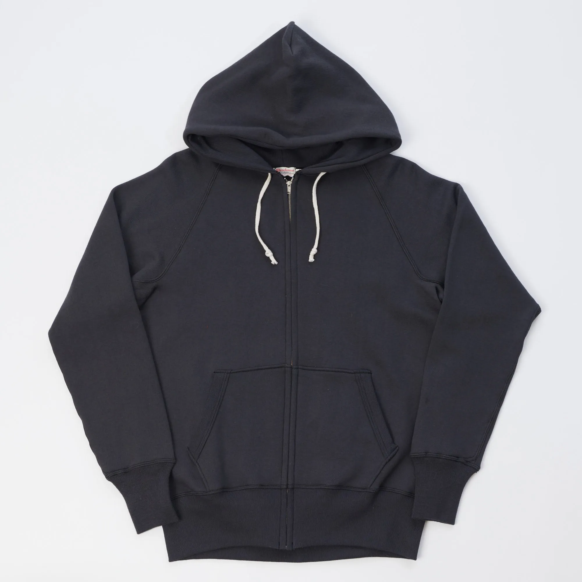 Warehouse & Co 451 Freedom Raglan Full Zip Hoodie - Black