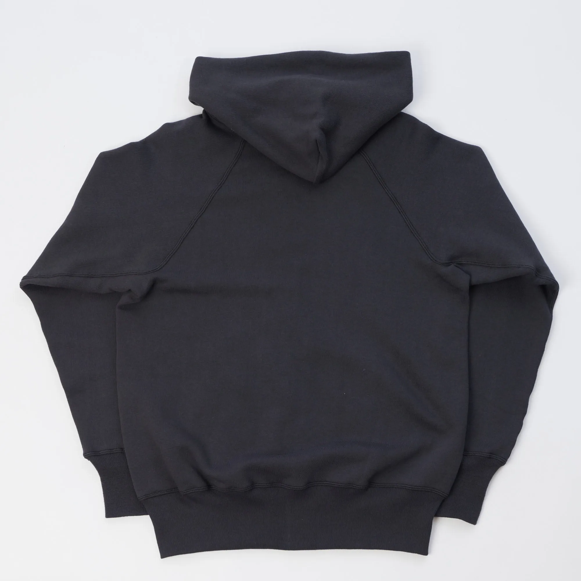Warehouse & Co 451 Freedom Raglan Full Zip Hoodie - Black
