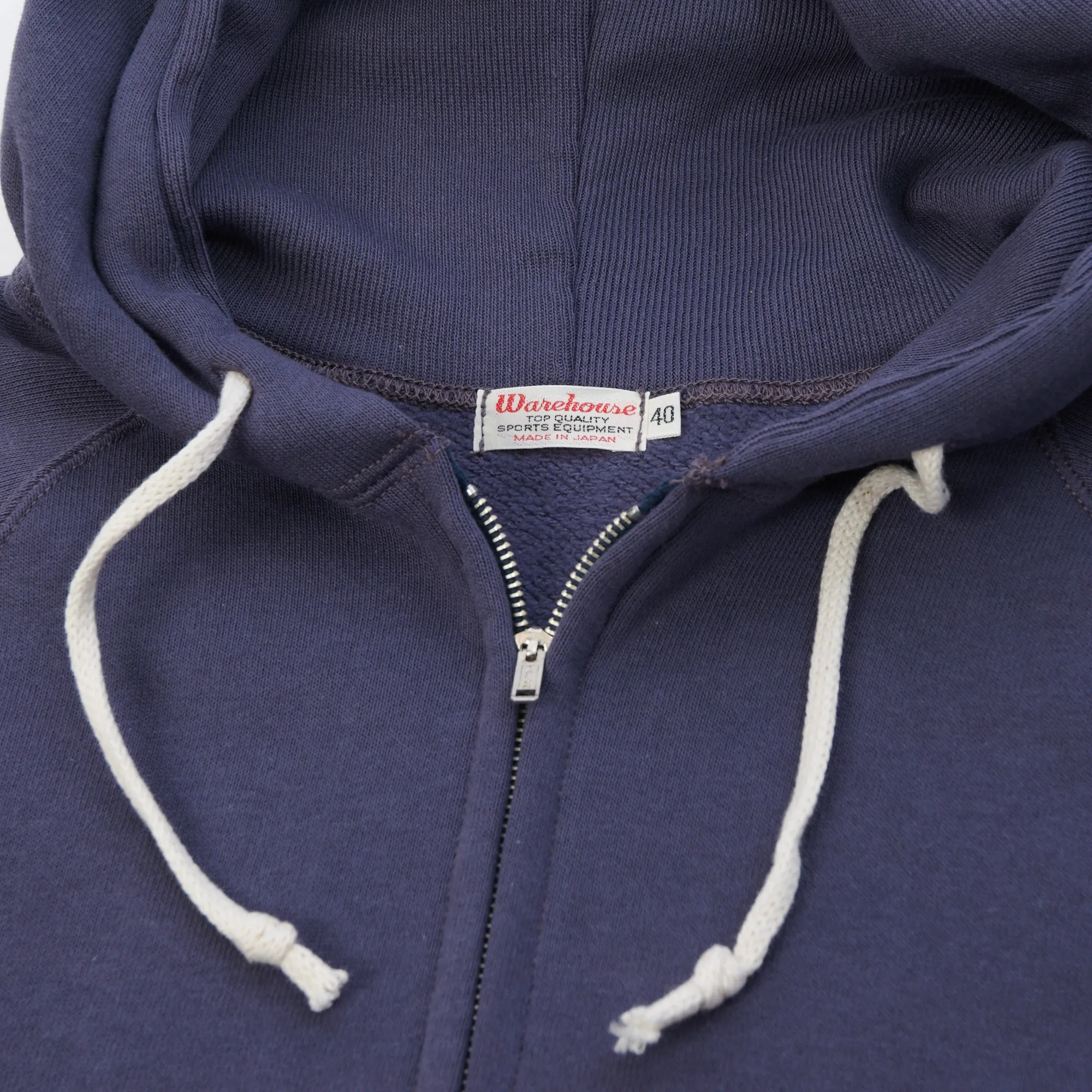 Warehouse & Co 451 Freedom Raglan Full Zip Hoodie - Eggplant