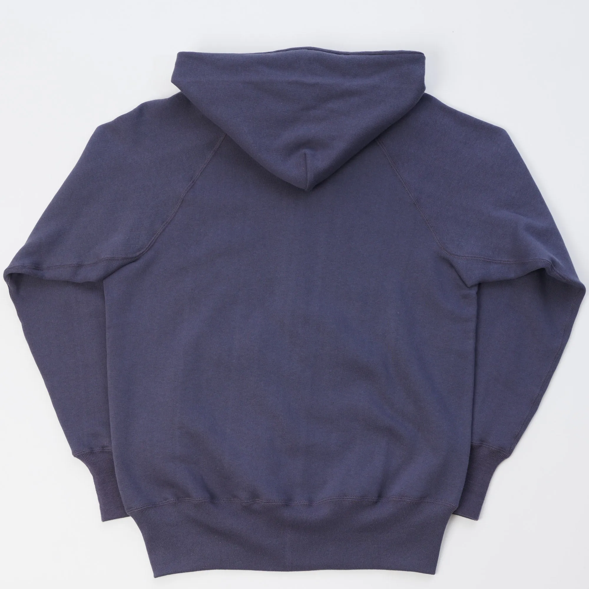 Warehouse & Co 451 Freedom Raglan Full Zip Hoodie - Eggplant