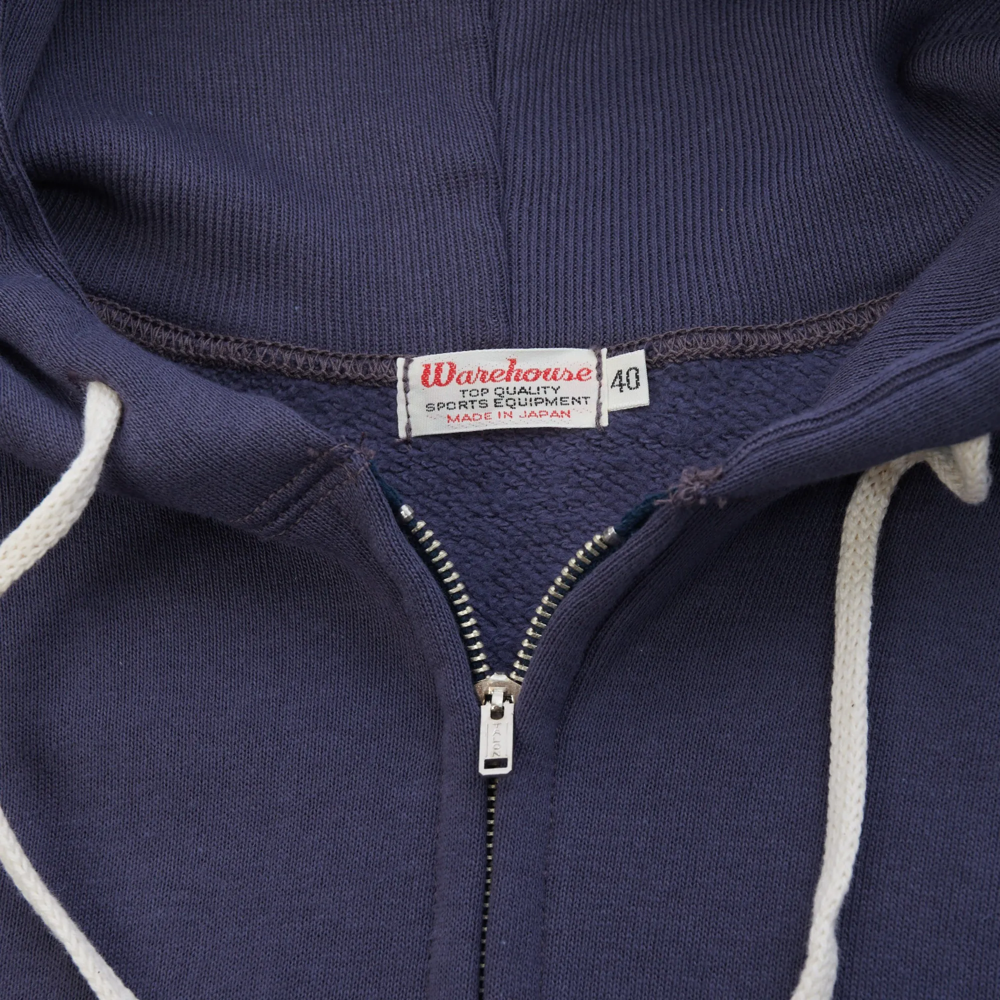 Warehouse & Co 451 Freedom Raglan Full Zip Hoodie - Eggplant