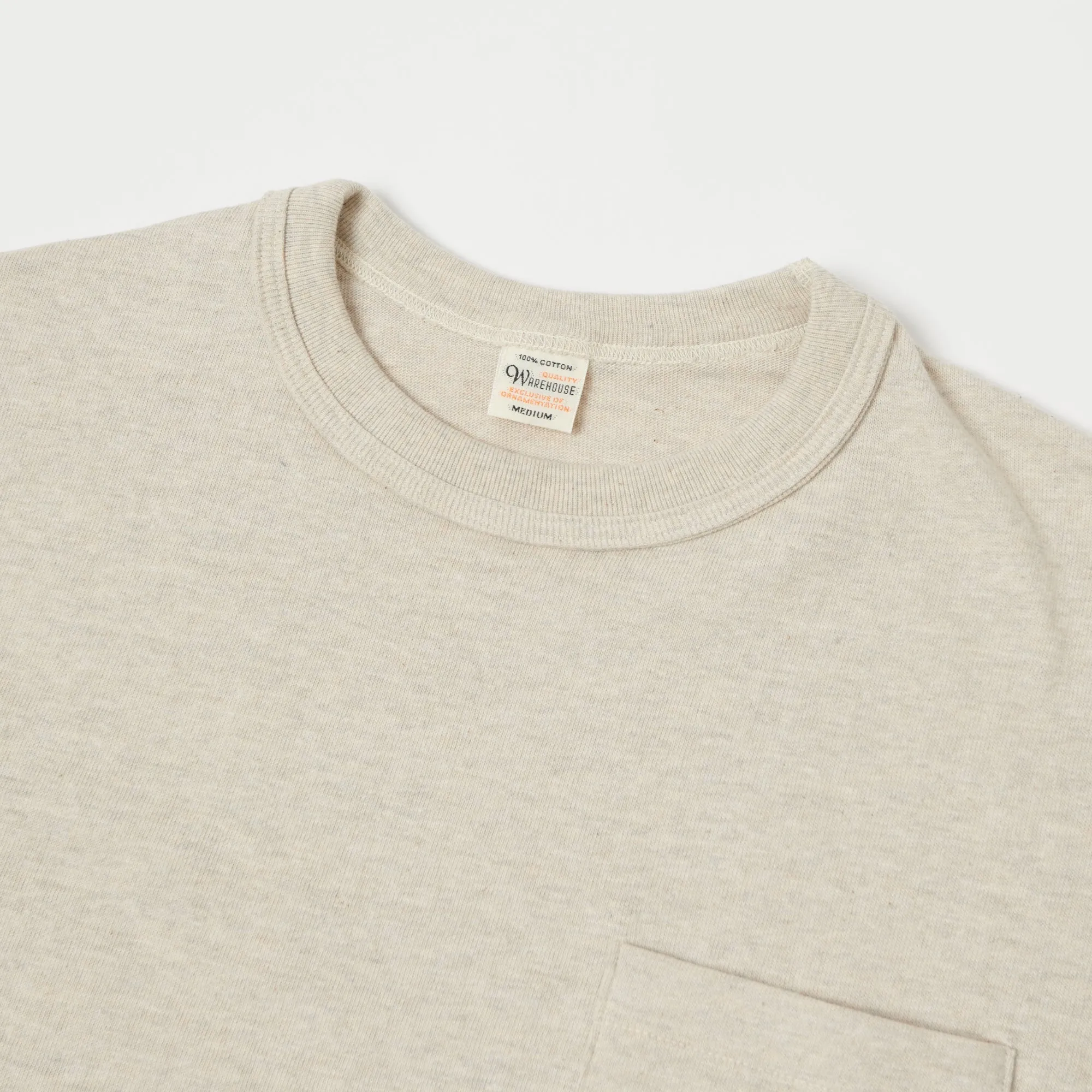 Warehouse & Co 4601 Pocket Tee - Oatmeal