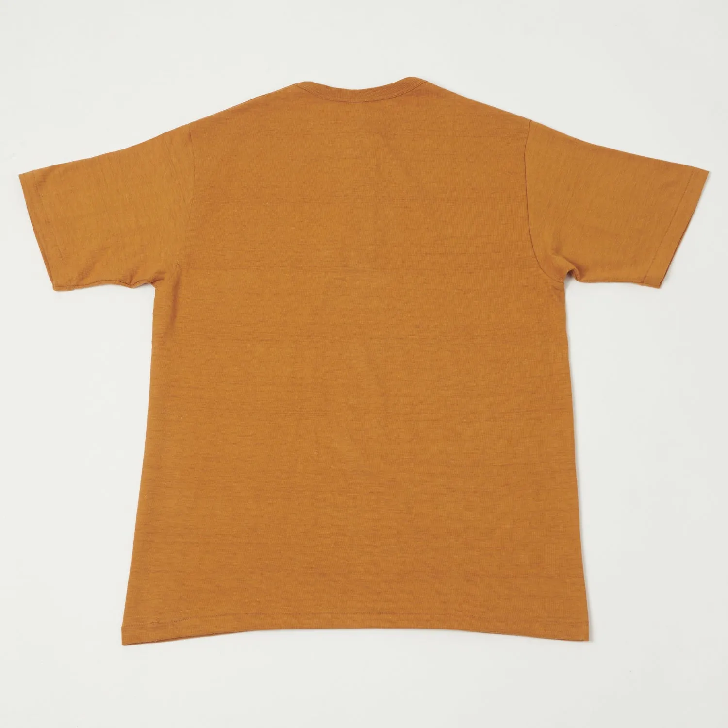 Warehouse & Co 4601 S/S Henley - Dark Orange