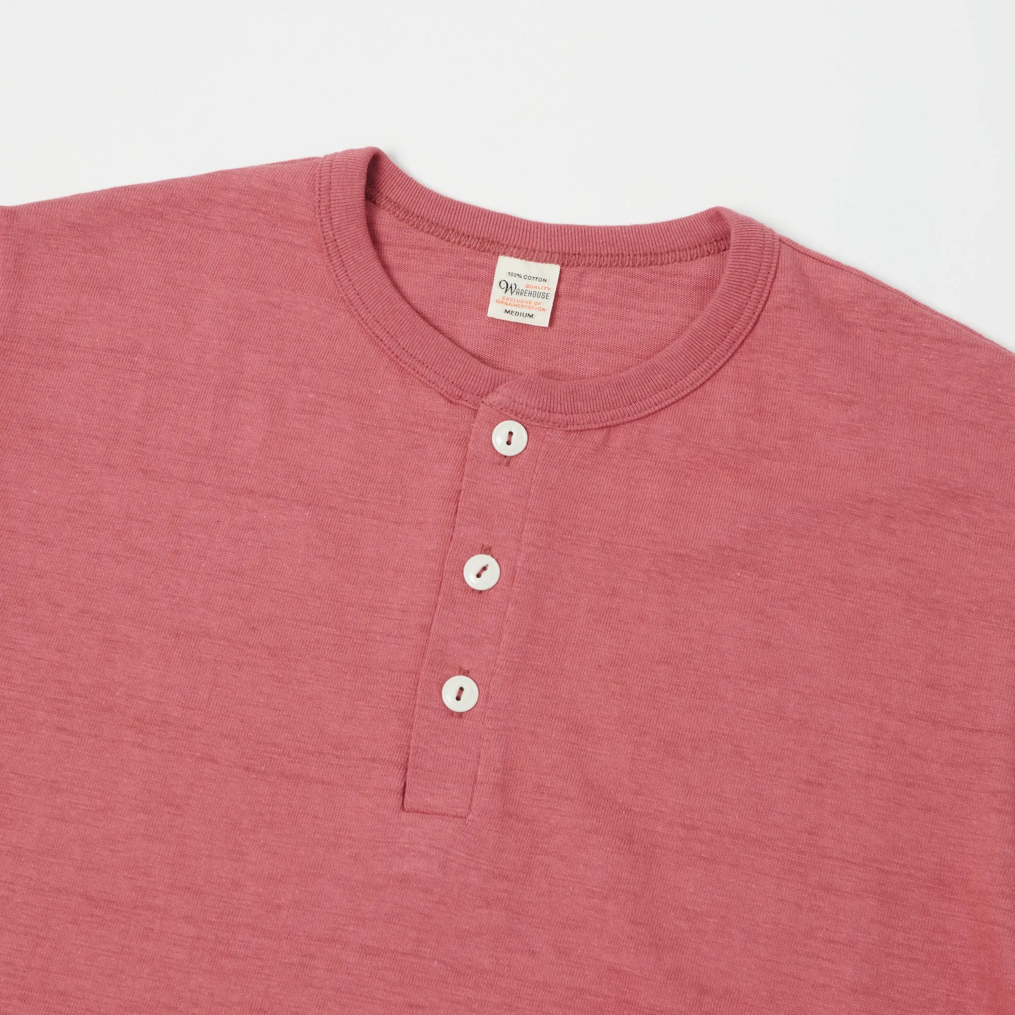 Warehouse & Co 4601 S/S Henley - Faded Red