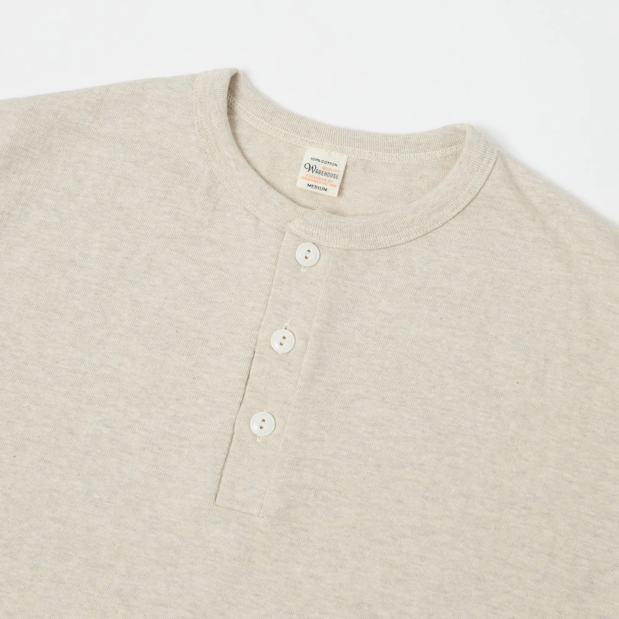 Warehouse & Co 4601 S/S Henley - Oatmeal