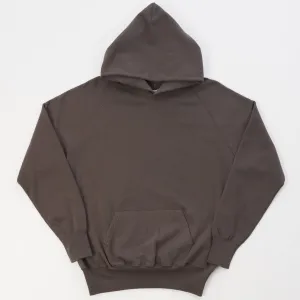 Warehouse & Co 462 Plain Hooded Sweatshirt - Charcoal