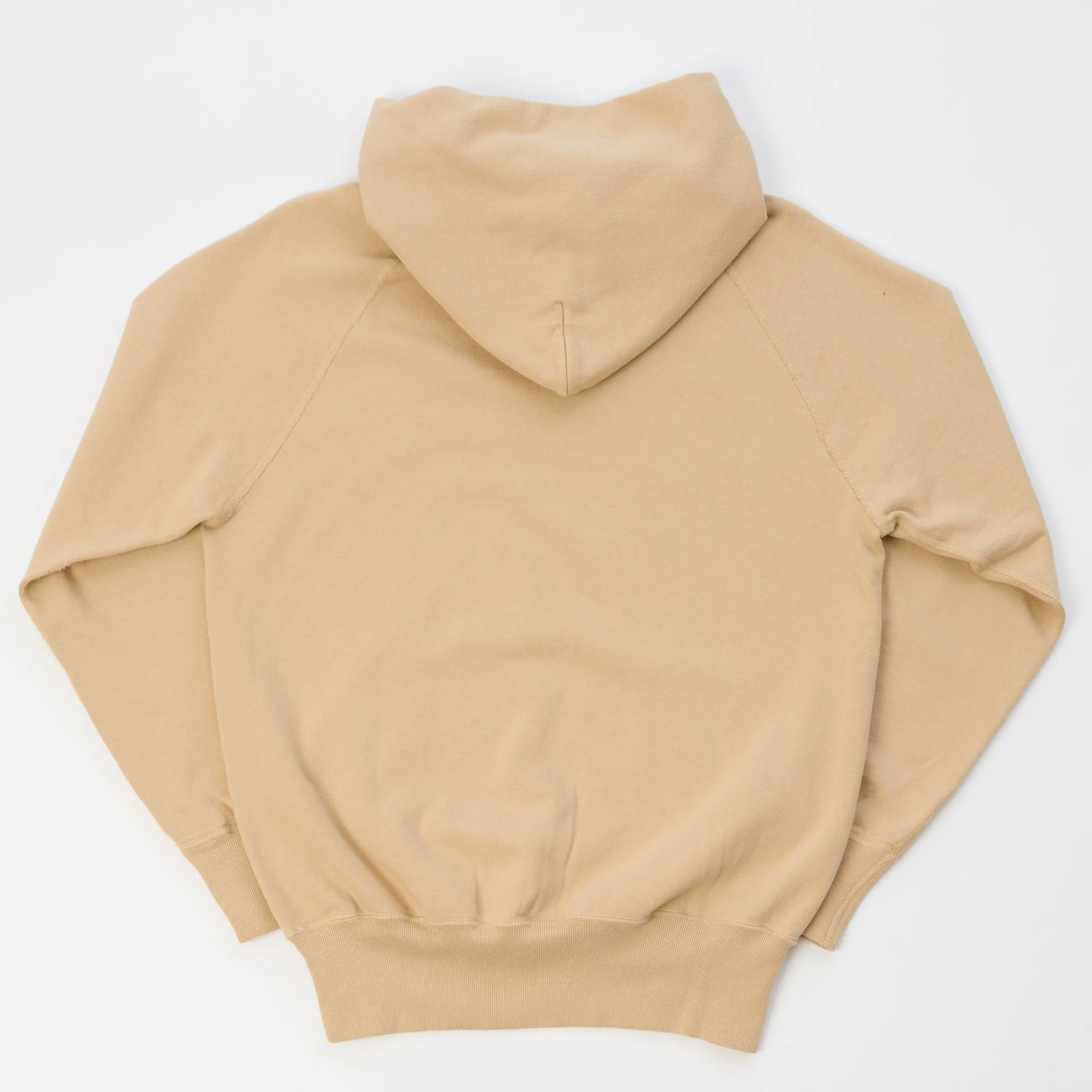 Warehouse & Co 462 Plain Hooded Sweatshirt - Dark Beige