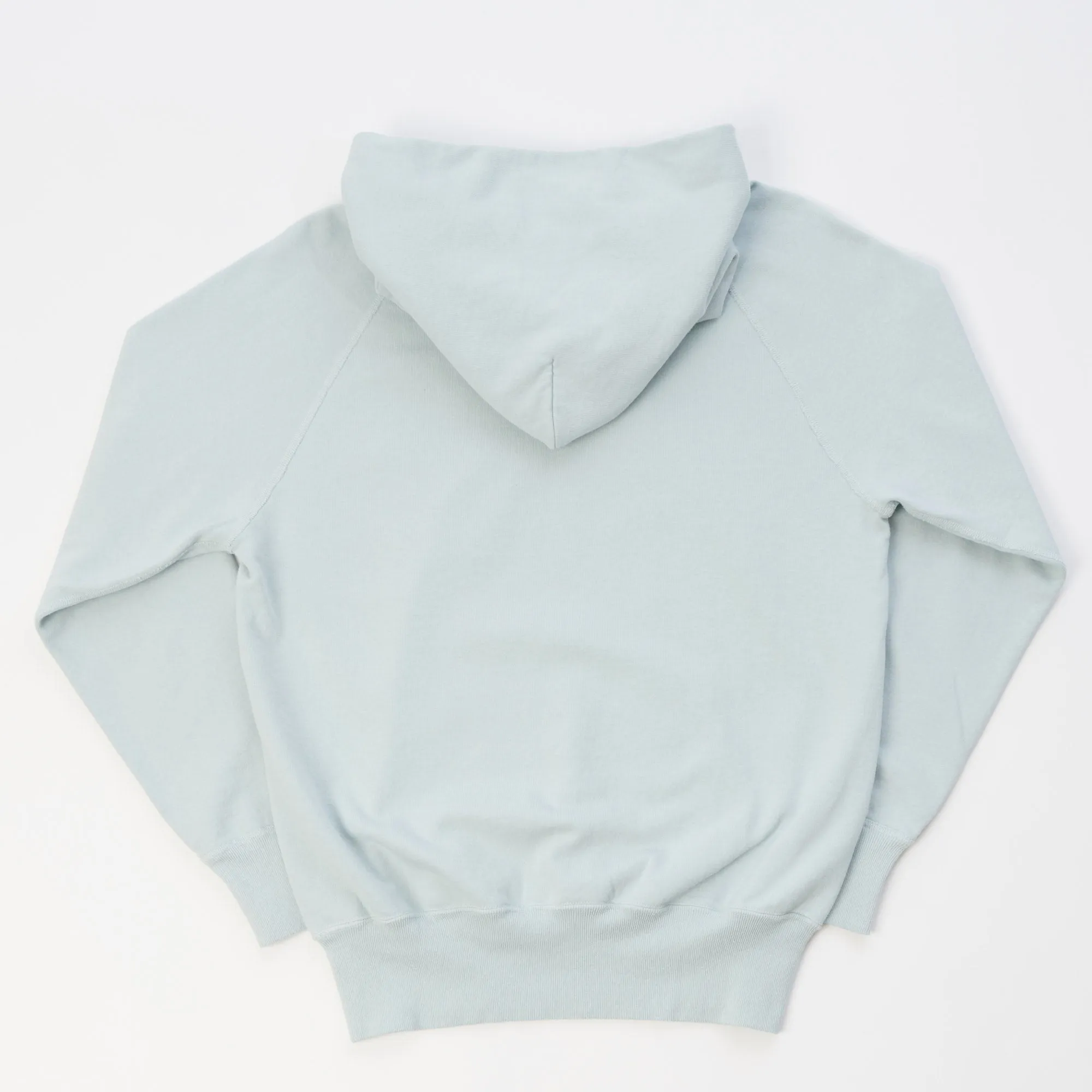 Warehouse & Co 462 Plain Hooded Sweatshirt - Sax Blue