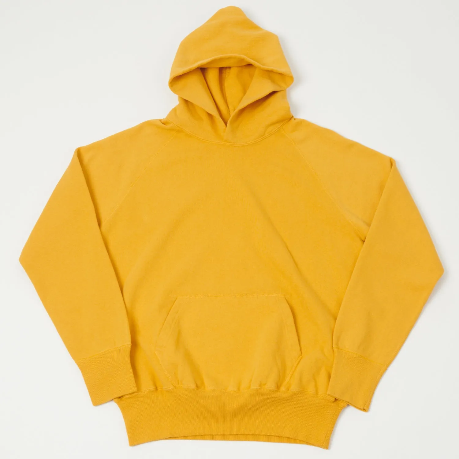 Warehouse & Co 462 Plain Hooded Sweatshirt - Yellow