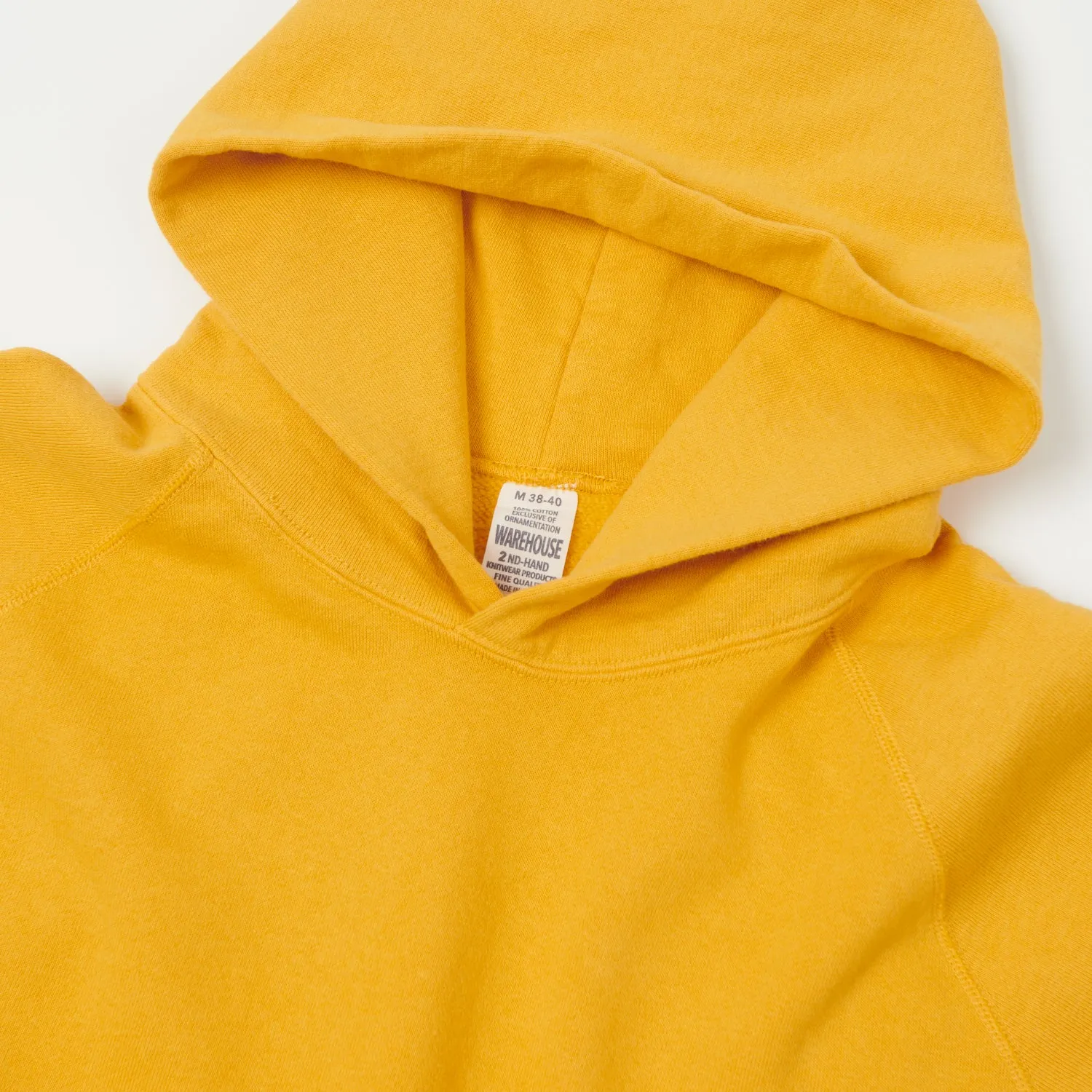 Warehouse & Co 462 Plain Hooded Sweatshirt - Yellow