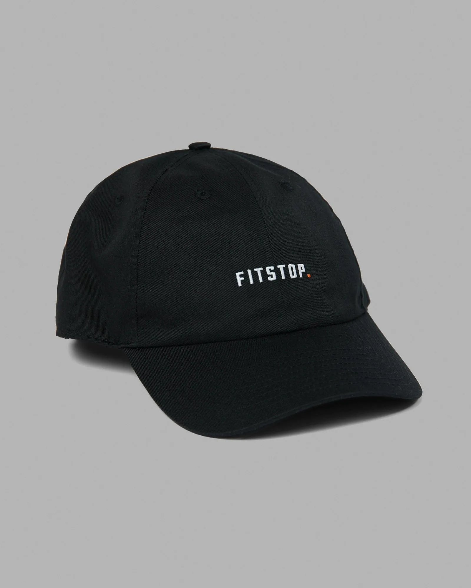 Washed Fitstop Hat - Washed Black