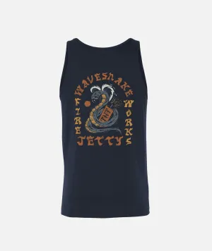 Wavesnake Tank - Navy