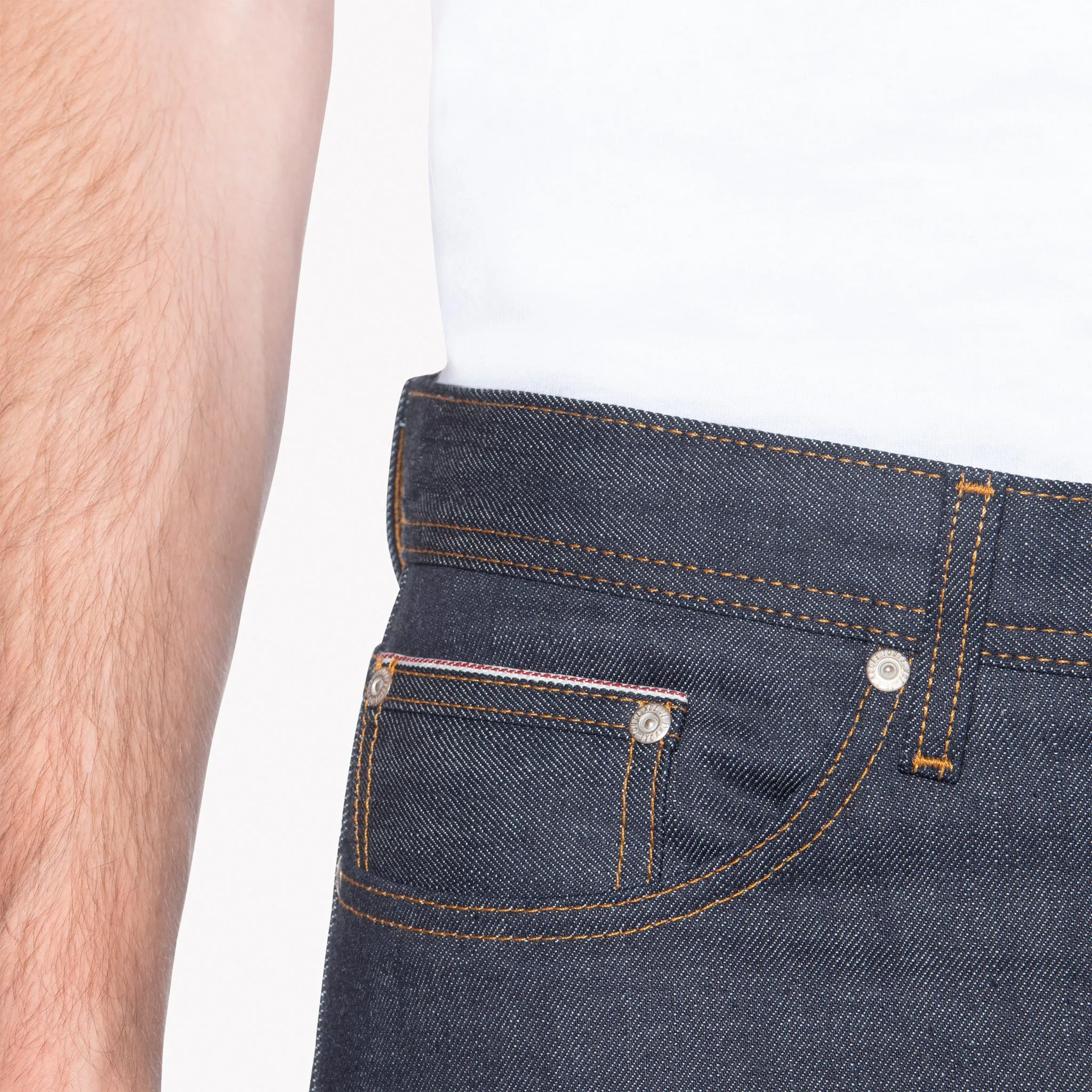 Weird Guy - Asanoha Kimono Print Selvedge