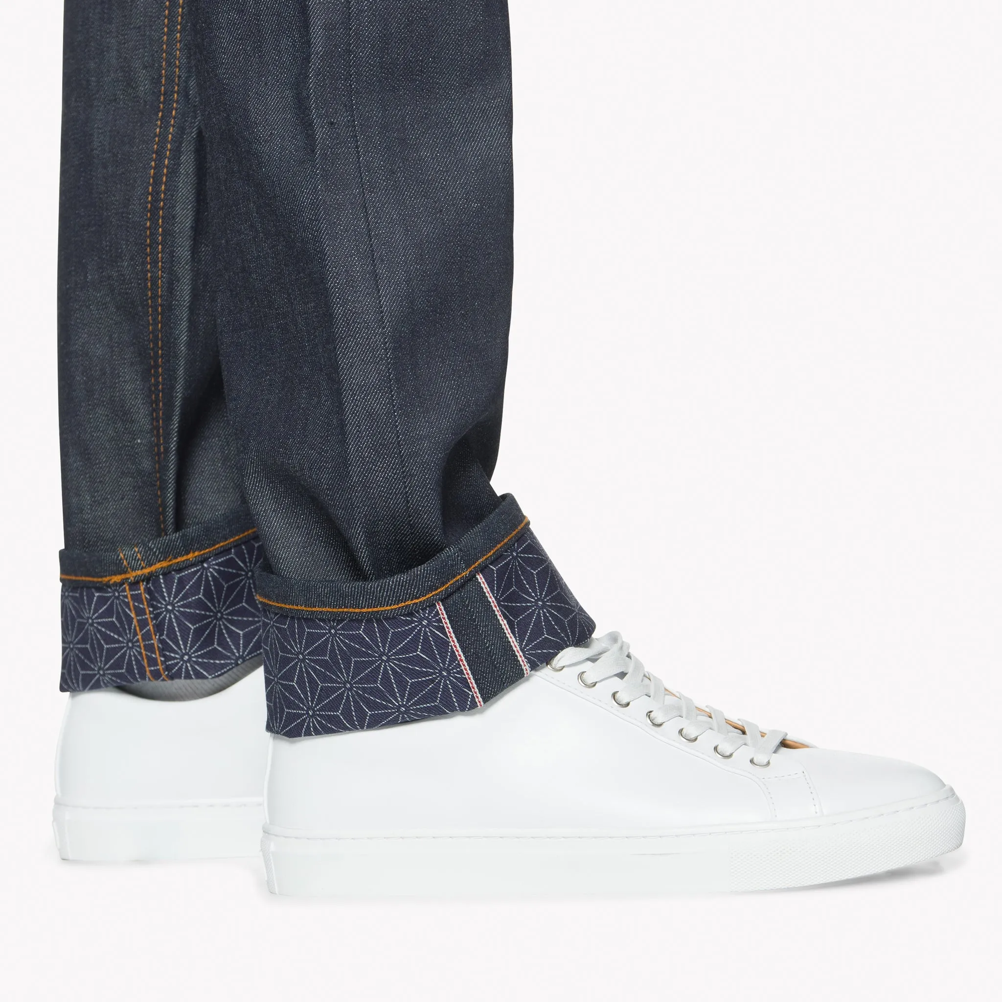 Weird Guy - Asanoha Kimono Print Selvedge