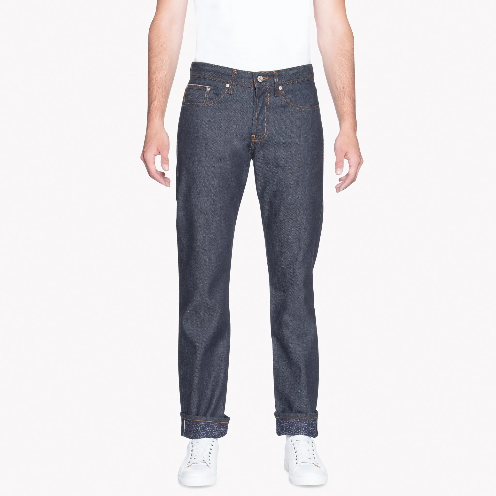 Weird Guy - Asanoha Kimono Print Selvedge