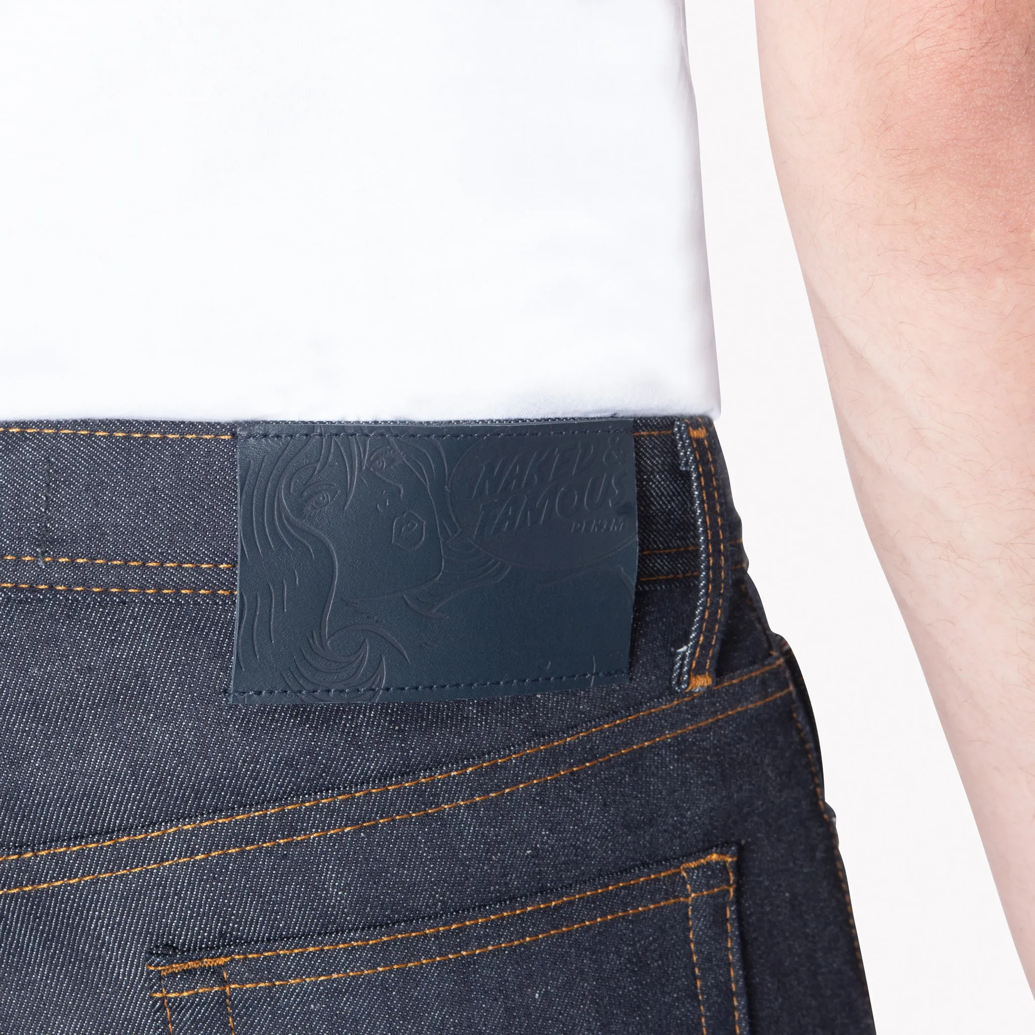 Weird Guy - Asanoha Kimono Print Selvedge