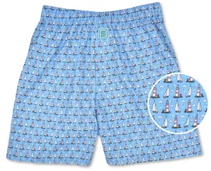 Welcome Ashore: Boxers - Light Blue