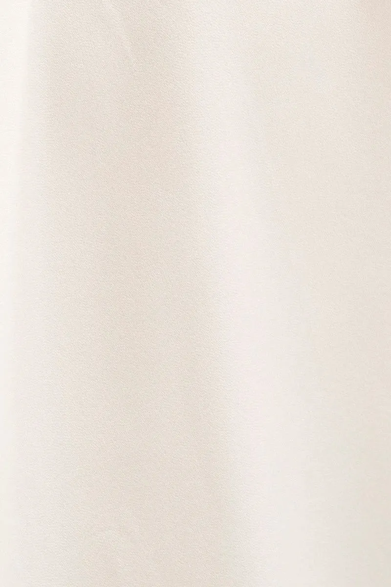 White Short Sleeve Button Shirt