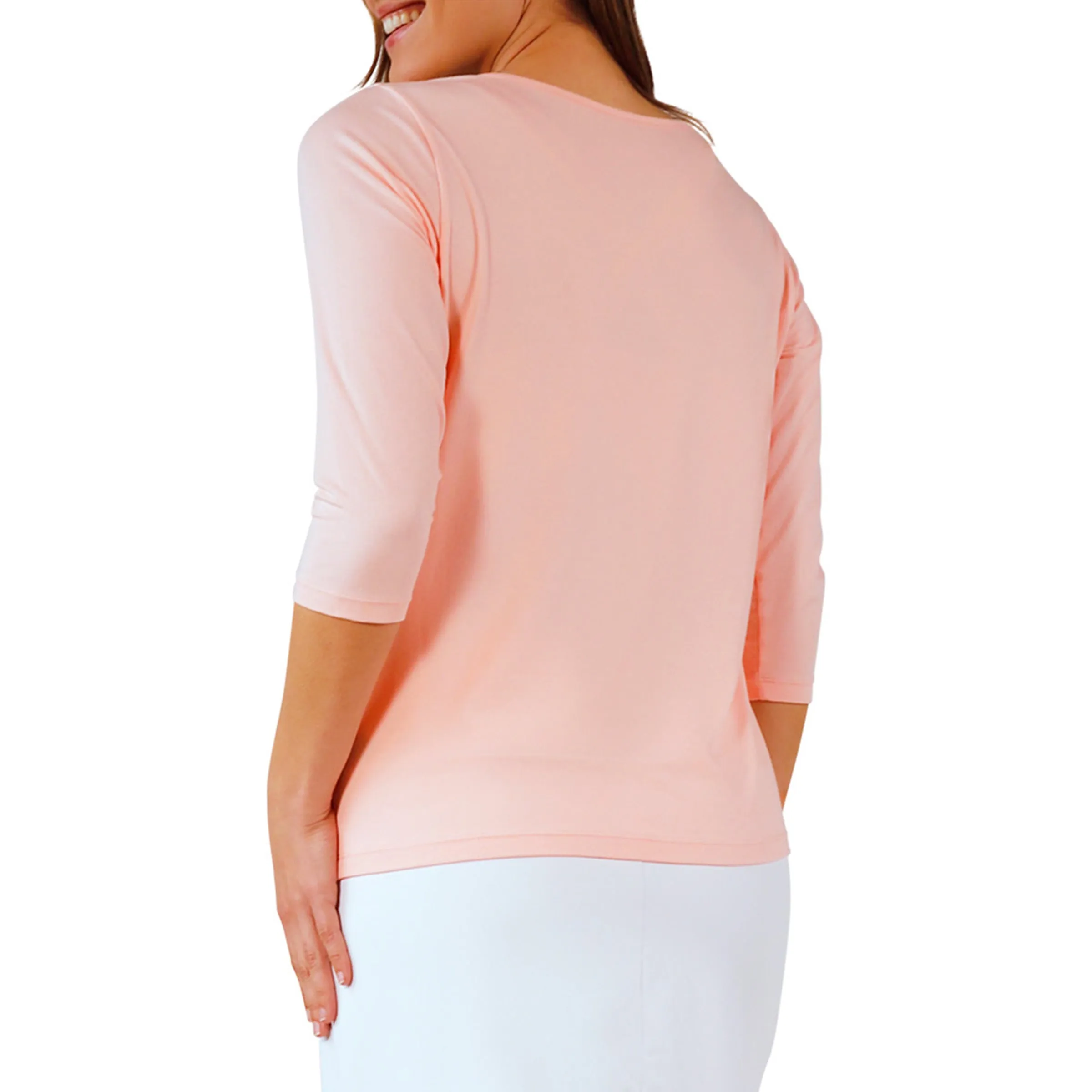 Women's 3/4 Sleeve Scoop Neck R&R Tee