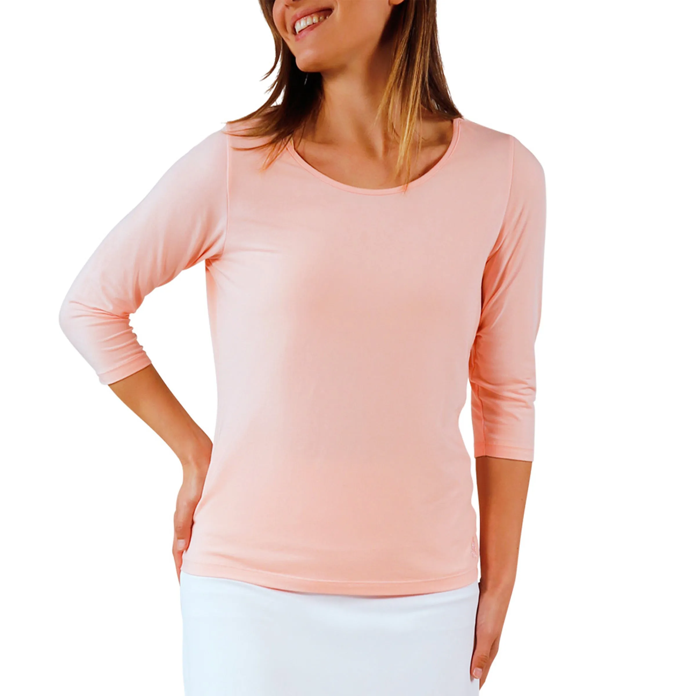 Women's 3/4 Sleeve Scoop Neck R&R Tee