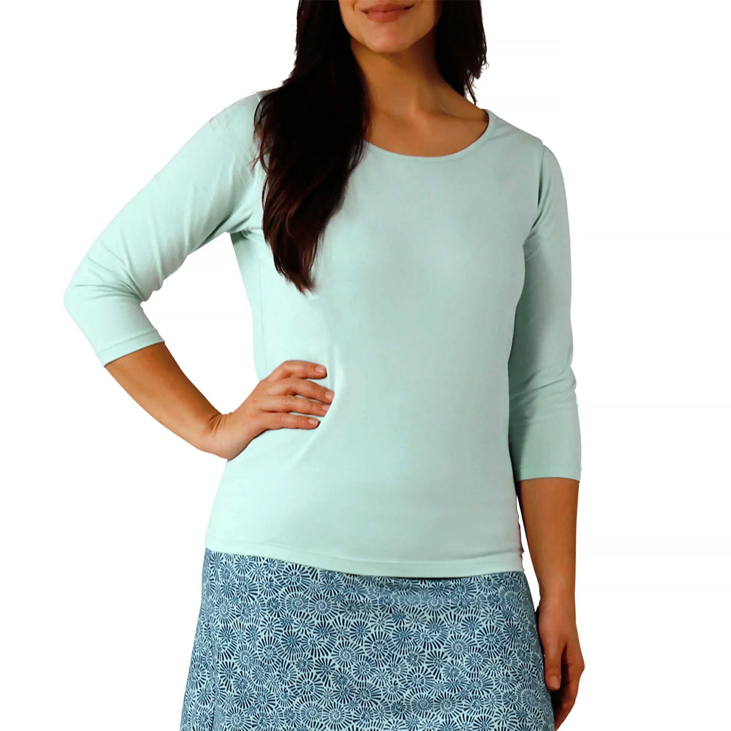 Women's 3/4 Sleeve Scoop Neck R&R Tee