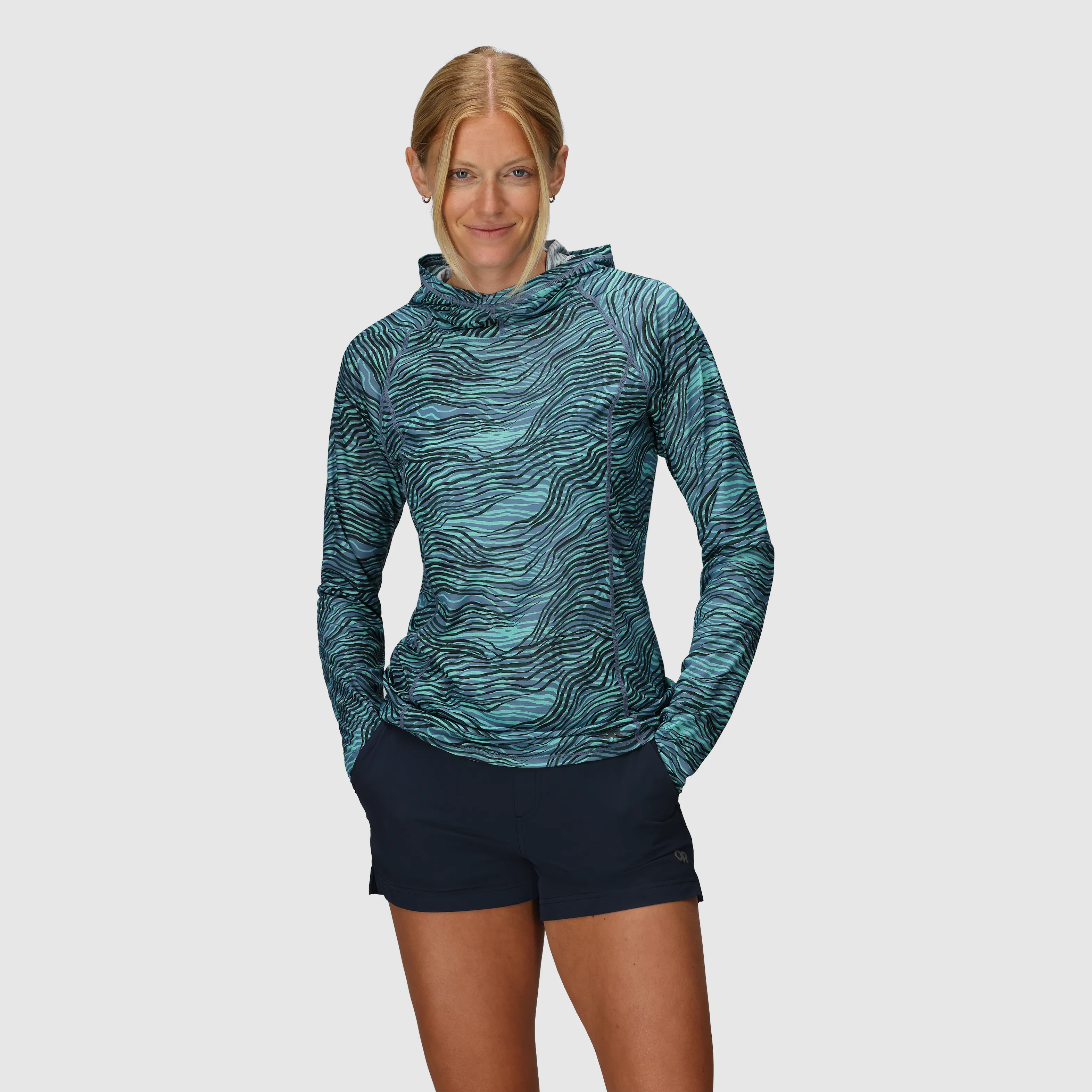 Women's Echo Printed Hoodie