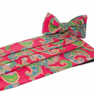 Wood Red: Cummerbund Set