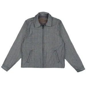 Zip Jacket - Blanket Lined Indigo x White